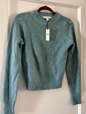 Banana Republic Women's Seafoam Green Crewneck Sweater